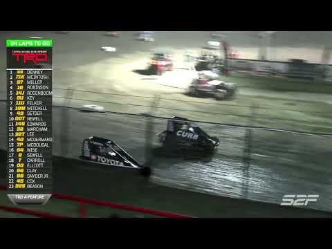 10.12 POWRi National &amp; West Midget League Meents Memorial | Highlights - dirt track racing video image