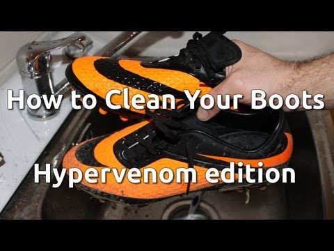 How to Clean Your Football Boots - Hypervenom edition - UCs7sNio5rN3RvWuvKvc4Xtg