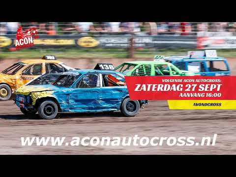 Zaterdag 27 september avondrace én de ontknoping van het seizoen 2025 - ACON Autocross - RaRaRacing  - dirt track racing video image