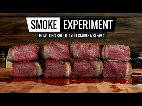 SMOKE EXPERIMENT - How long should you smoke a Steak? - UCfE5Cz44GlZVyoaYTHJbuZw