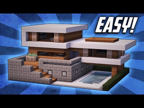 Minecraft: How To Build A Large Modern House Tutorial (#19) - UCNC1PQJvhIMVyZ0GI_Neoyg