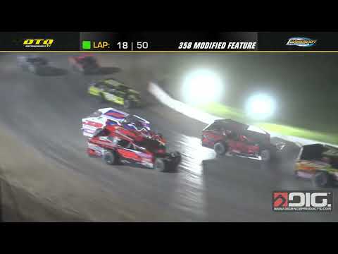 Weedsport Speedway | DIRTcar 358 Modified Series Feature Highlights | 7/7/24 - dirt track racing video image