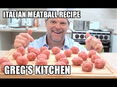 AUTHENTIC ITALIAN MEATBALLS RECIPE - Greg's Kitchen - UCGXHiIMcPZ9IQNwmJOv12dQ