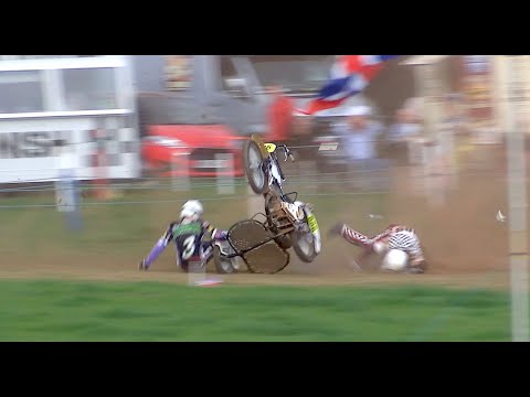HOT HEAT 10 - 2021 BRITISH GRASSTRACK CHAMPIONSHIPS - dirt track racing video image