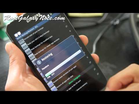 How to Backup/Restore Apps using Titanium Backup App on Rooted Galaxy Note! - UCRAxVOVt3sasdcxW343eg_A