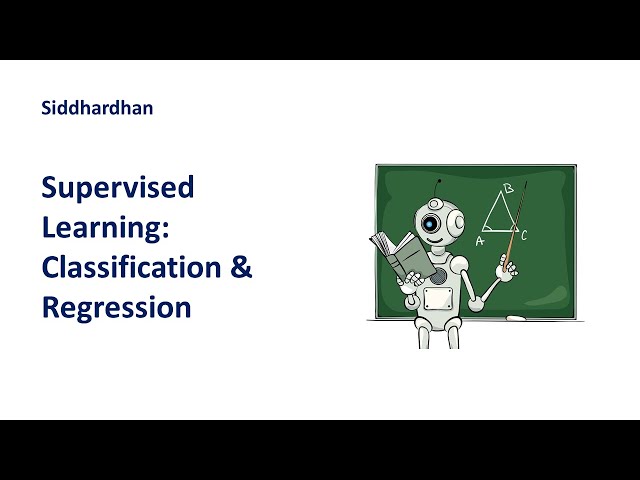 Types of Supervised Machine Learning Algorithms