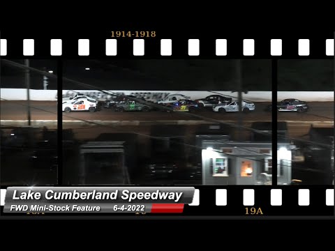 Lake Cumberland Speedway - FWD Mini-Stocks - 6/4/2022 - dirt track racing video image