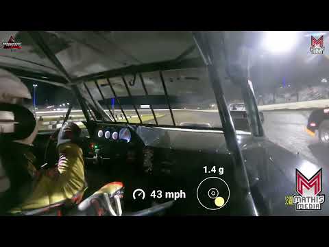 #FIVE Wesley Bourne - USRA Stock Car - 10-14-2023 Arrowhead Speedway - In Car Camera - dirt track racing video image