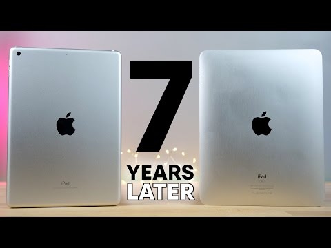 2017 iPad vs First iPad! 7 Year Comparison - UCj34AOIMl_k1fF7hcBkD_dw