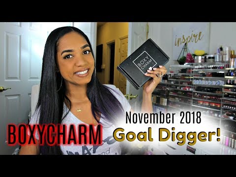 ♡ NOVEMBER 2018 BOXYCHARM Unboxing ♡ GOAL DIGGER - UCPWE8QVTHPLqYaCOuqWNvIw