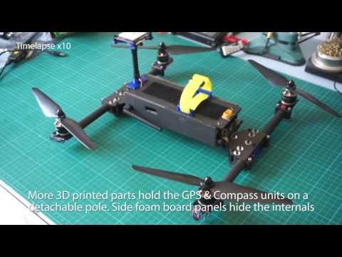 Quadcopter folding frame design and test - build tutorial - Part1 - - UCoNRrId8BeviUPu8udmFhEg