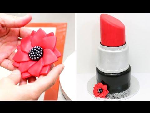 MakeUp Lipstick Cake How To Make by CakesStepbyStep - UCjA7GKp_yxbtw896DCpLHmQ