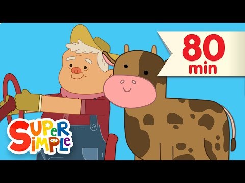 Old MacDonald Had A Farm + More | Kids Songs and Nursery Rhymes | Super Simple Songs