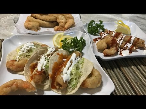 TACOS DE PESCADO  FRITO  Y CAMARON, DELICIOSA RECETA! - UCKkinZz8CfbX-Hr6zcXOO7Q