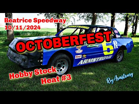 10/11/2024 Octoberfest Hobby Stock Heat #3 - dirt track racing video image