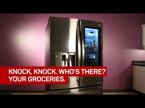 Knock on LG's 'InstaView' fridge and it'll show you your groceries - UCOmcA3f_RrH6b9NmcNa4tdg