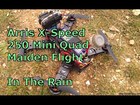 Arris X-speed 250 Mini Quad Maiden flight - Quadcopter FPV - UCQ3OvT0ZSWxoVDjZkVNmnlw