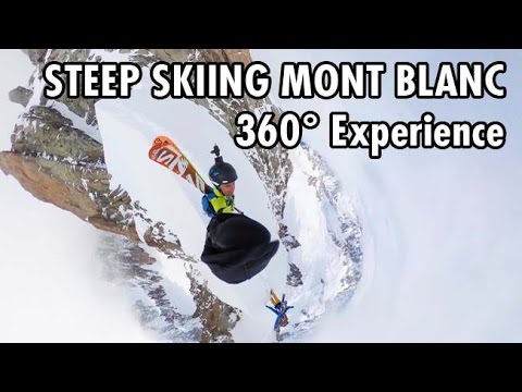 Extreme Steep Skiing on Mont Blanc | 360° POV Experience - UCblfuW_4rakIf2h6aqANefA