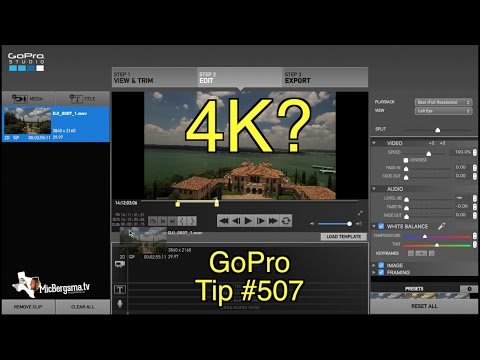 Edit 4k footage on GoPro Studio for Youtube? GoPro Tip #507 - UCTs-d2DgyuJVRICivxe2Ktg