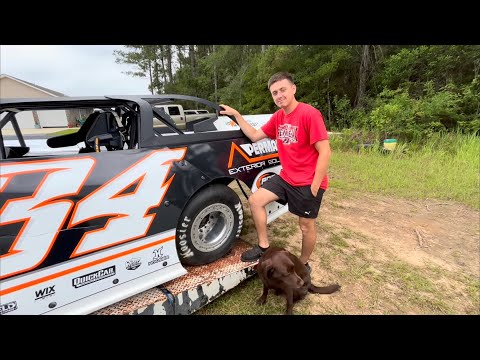 Mikey’s new ride?! Finding speed in the super late model  - dirt track racing video image