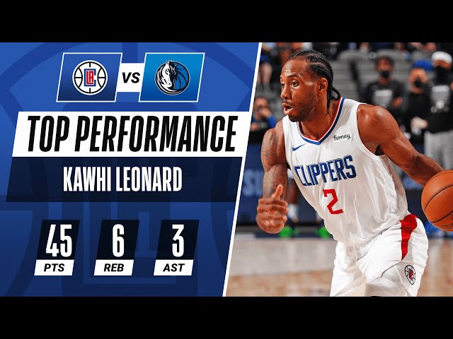 Kawhi Leonard Leads the Clippers to Victory