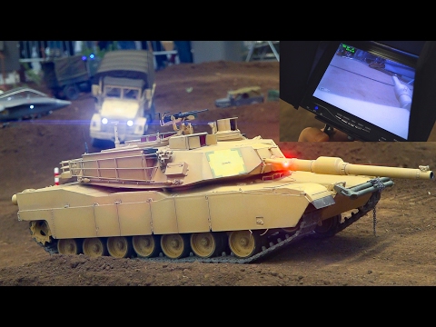 INCREDIBLE FPV RC MODEL TANK ACTION!!  / Fair Erfurt Germany 2017 - UCOM2W7YxiXPtKobhrYasZDg