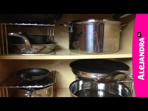 How to Organize Pots, Pans & Lids in the Kitchen - UCcvu0uB6SzugED_5FEC7Z0Q