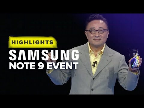 Samsung's Note 9 Unpacked event highlights in 10 minutes - UCOmcA3f_RrH6b9NmcNa4tdg