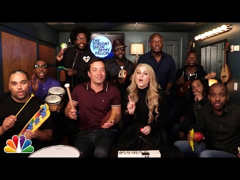 Jimmy Fallon, Meghan Trainor & The Roots Sing "All About That Bass" (w/ Classroom Instruments) - UC8-Th83bH_thdKZDJCrn88g