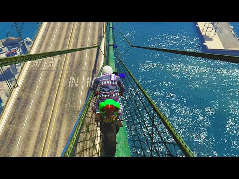 EXTREME BRIDGE COURSE! (GTA 5 Funny Moments) - UC0DZmkupLYwc0yDsfocLh0A