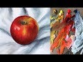 Oil Painting Basics Tutorial For Beginners  Realistic Apple