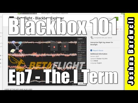 CLEANFLIGHT BETAFLIGHT RACEFLIGHT KISS BLACKBOX 101 | Ep7 - The I Term - UCX3eufnI7A2I7IkKHZn8KSQ