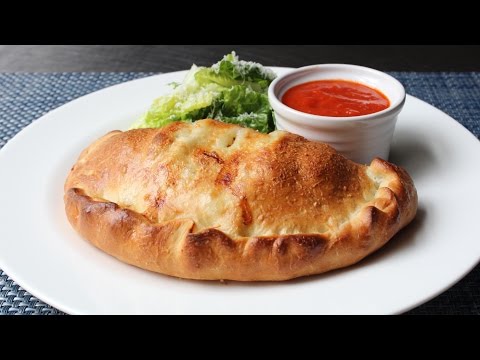 Calzone Recipe - How to Make a Calzone - Ham and Cheese Stuffed Pizza Bread - UCRIZtPl9nb9RiXc9btSTQNw