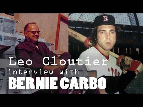 Bernie Carbo of Boston red Sox interviewed by Leo Cloutier video clip