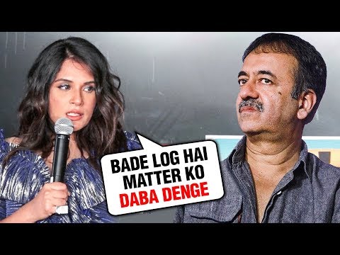 Video - Richa Chadda SHOCKING REACTION On Rajkumar Hirani MeToo Controversy
