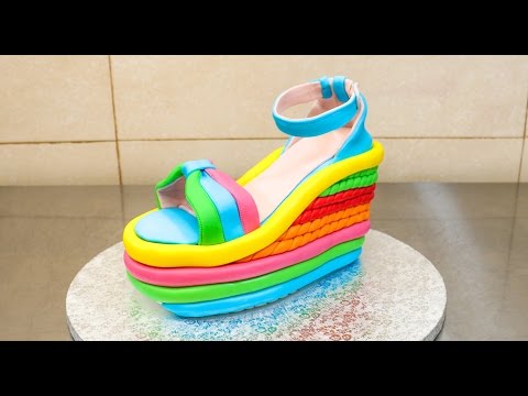 High Heel Wedge Shoe Cake - How To Make *Torta Zapato - UCjA7GKp_yxbtw896DCpLHmQ