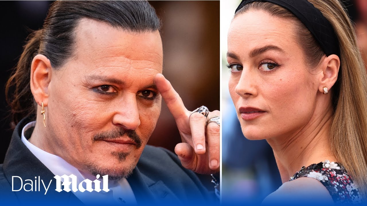 Awkward moment Brie Larson is asked about Johnny Depp at Cannes 2023