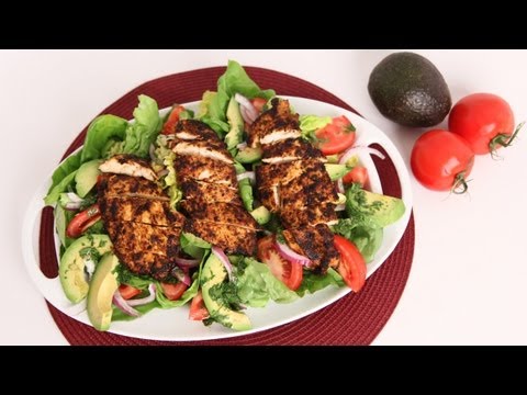 Spicy Grilled Chicken Salad with Avocado - Laura Vitale - Laura in the Kitchen Episode 595 - UCNbngWUqL2eqRw12yAwcICg