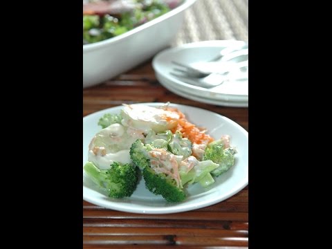 Ensalada de brócoli, zanahoria y pepino - Receta fácil de preparar - UCvg_5WAbGznrT5qMZjaXFGA