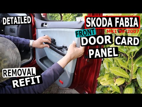 Разборка обшивки салона skoda fabia