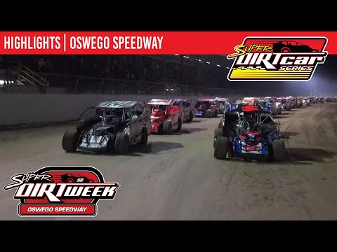 Super DIRTcar Series Big Block Modifieds | Oswego Speedway | October 12, 2024 | HIGHLIGHTS - dirt track racing video image