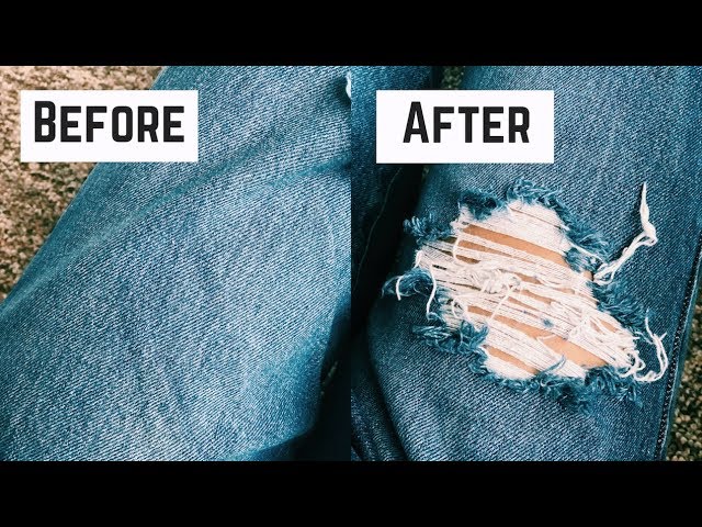 How To Cut Holes In Jeans Cutter So   Sddefault 