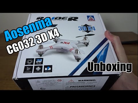 Aosenma CG032 3D X4 Raider Unboxing - UC2c9N7iDxa-4D-b9T7avd7g