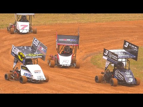 Outlaw Karts Junior Laang Speedway 19-12-2021 - dirt track racing video image