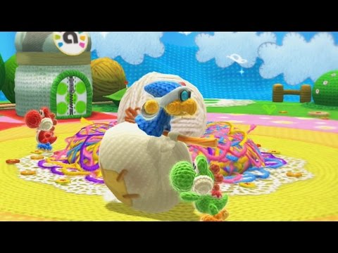 Yoshi's Woolly World 100% Walkthrough Part 1 - World 1 - UCW8z7Zl7nHno40mYGa9lh5g