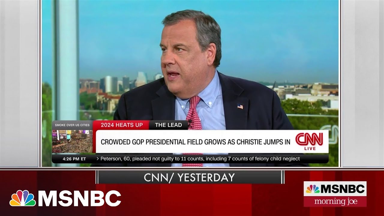 Chris Christie says campaign will focus on Trump’s presidential record