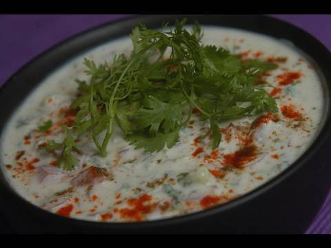 Mix Vegetable Raita (Vegetable and yougurt salad) - UCmoX4QULJ9MB00xW4coMiOw