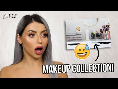 MY MAKEUP COLLECTION AND STORAGE 2018! (OVER 250 HIGHLIGHTERS) - UCeOYFSJpQT27y3V6faZNC2g