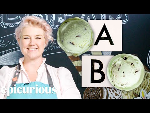 Ice Cream Expert Guesses Cheap vs Expensive Ice Creams | Price Points | Epicurious - UCcjhYlL1WRBjKaJsMH_h7Lg