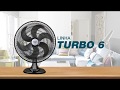 Ventilador De Coluna Preto 40cm OSC Turbo 6 Pás 220V Ventisol